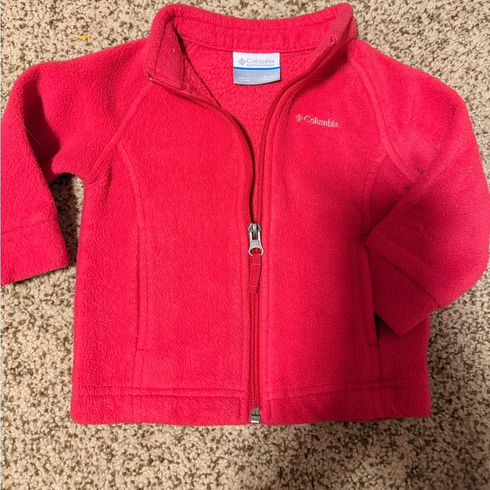 Columbia Pink Fleece Jacket
